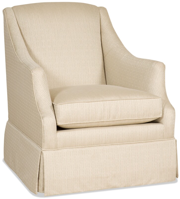 Living Room Lark Skirted Swivel Glider