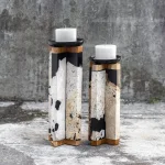 Illini Candleholders, S/2 - Image 6