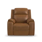 Ziggy Leather Power Recliner with Power Headrest, Lumbar, Heat & Massage - Image 3