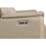 Crew Pebble Leather Power Reclining Sofa with Power Headrests & Lumbar - Image 11