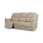 Crew Pebble Leather Power Reclining Sofa with Power Headrests & Lumbar - Image 8