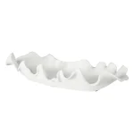 Ruffled Feathers Indoor-outdoor Bowl, White - Image 6