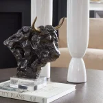 Bison Bust, Sculpture - Image 3