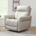 Artemis Fabric Power Rocking Recliner with Power Headrest, Lumbar, Heat & Massage - Image 9