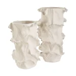 Ripple Crest Vases, S/2