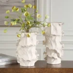 Ripple Crest Vases, S/2 - Image 3