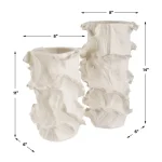 Ripple Crest Vases, S/2 - Image 6