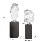 Crystal Peak Sculptures, S/2 - Image 6
