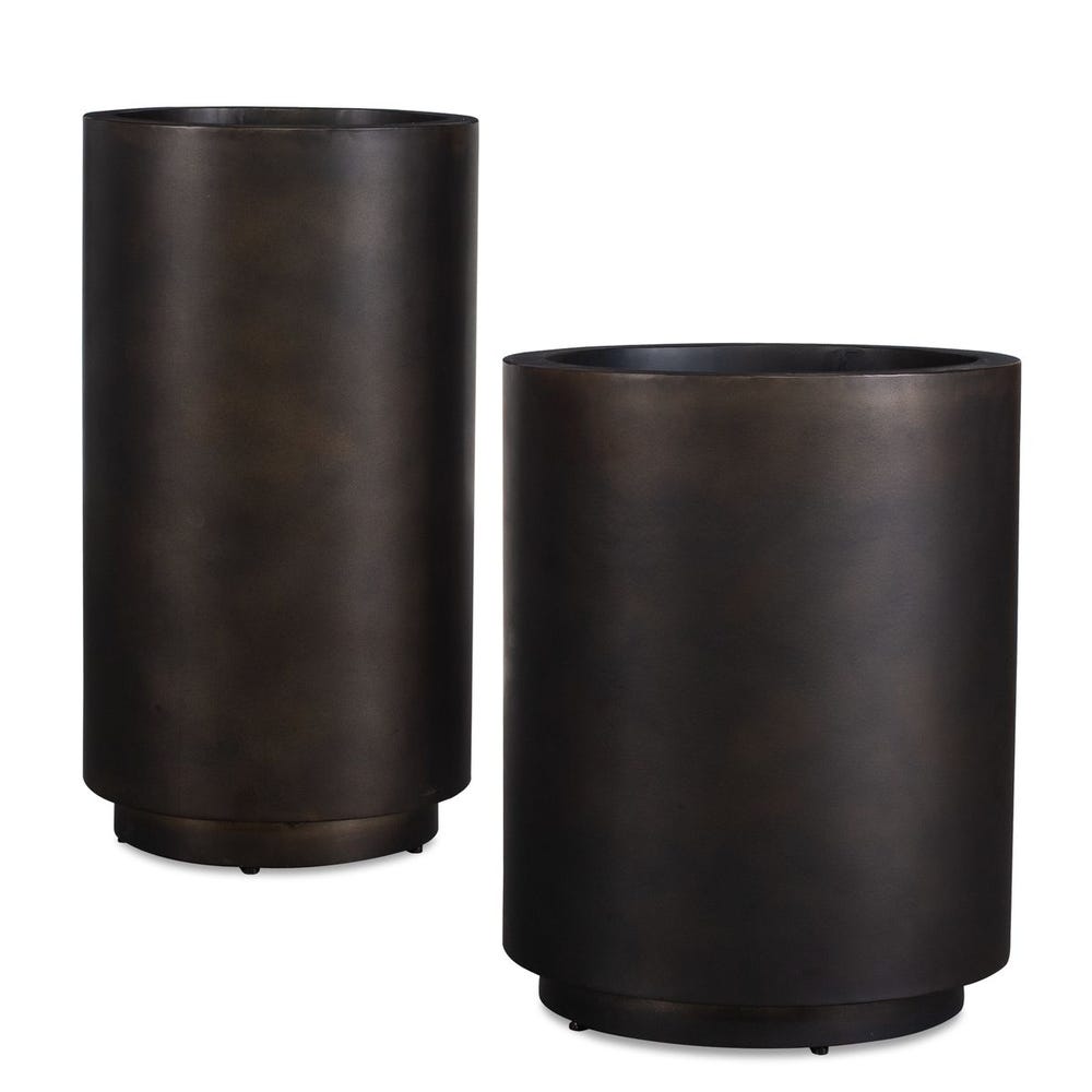 Volcan Indoor-outdoor Planters, S/2