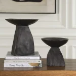 Shadow Pedestal Bowls, S/2 - Image 4
