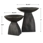 Shadow Pedestal Bowls, S/2 - Image 7