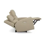Jarvis Parchment Leather Power Reclining Loveseat with Power Headrests - Image 11