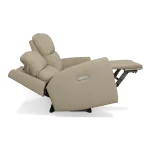 Jarvis Parchment Leather Power Reclining Sofa with Power Headrests - Image 11