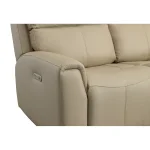 Jarvis Parchment Leather Power Reclining Sofa with Power Headrests - Image 8