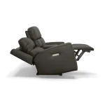 Jarvis Mica Leather Power Reclining Loveseat with Console & Power Headrests - Image 11