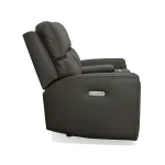Jarvis Mica Leather Power Reclining Loveseat with Console & Power Headrests - Image 4