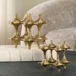 Gilded Connection Sculptures, S/2 - Image 3