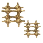Gilded Connection Sculptures, S/2 - Image 6