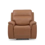 Sawyer Leather Power Recliner with Power Headrest & Lumbar - Image 4