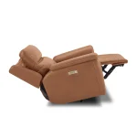 Sawyer Leather Power Recliner with Power Headrest & Lumbar - Image 10