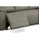 Sawyer Leather Power Reclining Sectional with Power Headrests & Lumbar - Image 8