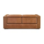Austin Chestnut Leather Power Reclining Sofa with Power Headrests - Image 13