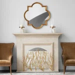 Gold Branches Decorative Fireplace Screen - Image 4