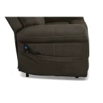 Jenkins Bark Fabric Power Lift Recliner with Right-Hand Control & Power Headrest - Image 9