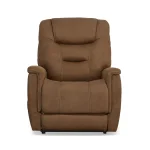 Shaw Russet Fabric Power Lift Recliner with Power Headrest & Lumbar - Image 3