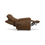 Shaw Russet Fabric Power Lift Recliner with Power Headrest & Lumbar - Image 8