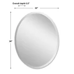 Vanity Oval Mirror - Image 4
