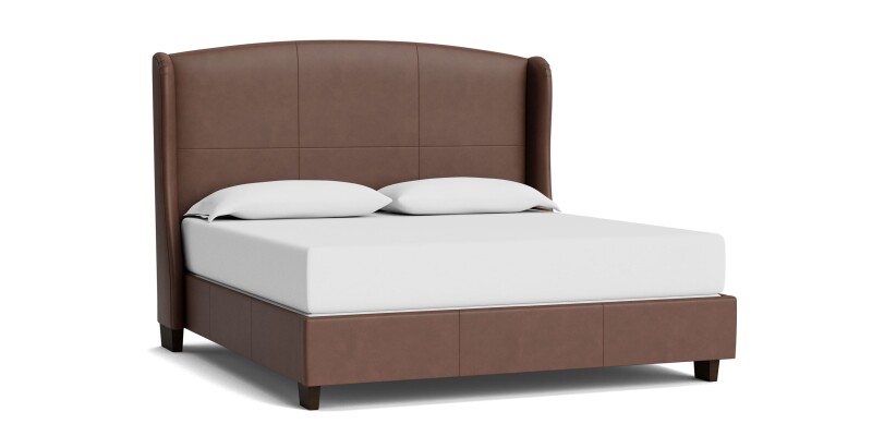Paris Leather Upholstered Storage Bed