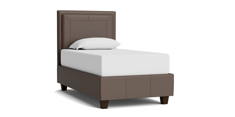 Manhattan Leather Upholstered Storage Bed