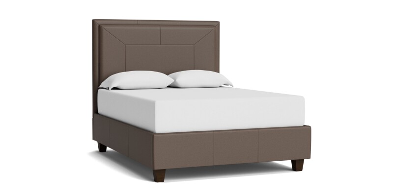 Manhattan Leather Upholstered Storage Bed