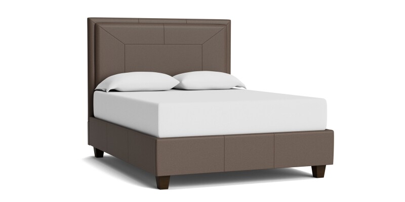 Manhattan Leather Upholstered Storage Bed