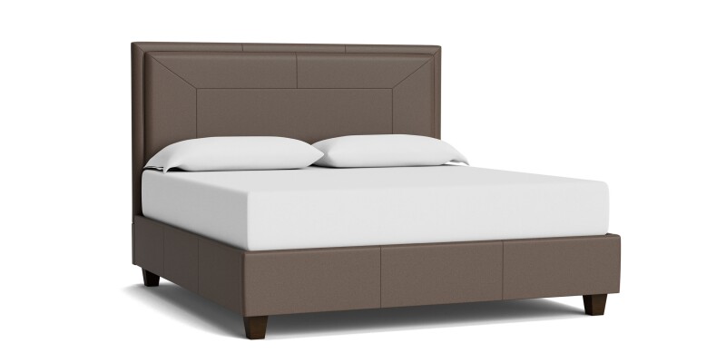 Manhattan Leather Upholstered Storage Bed