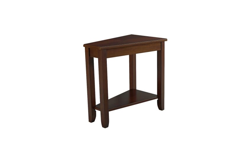 Chairsides Wedge Chairside Table-cherry