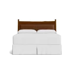 Heritage Live Edge Leather Upholstered Bed
