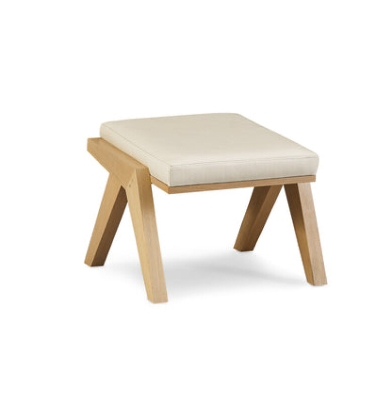 Kepner Ottoman - 506 Natural / Salvador Dove