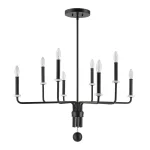 Ebony Elegance, 8 Lt Chandelier - Image 4