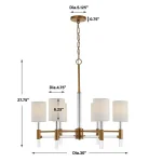 Welkin, 6 Lt Chandelier - Image 10