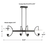 Kyoto, 4 Lt Linear Led Chandelier - Image 15