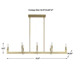 Cordoba, 8 Lt Linear Chandelier - Image 13