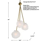 Geodesic, 3 Lt Pendant - Image 10
