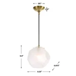 Geodesic, 1 Lt Pendant - Image 17