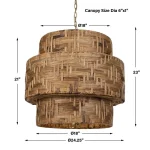 Water Hyacinth, 4 Lt Pendant - Image 11