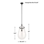 Dewdrop, 1 Lt Pendant - Image 14