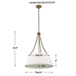 Andalucia, 4 Lt Pendant - Image 14