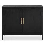 Front Range 2 Door Cabinet, Black