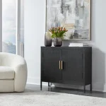 Front Range 2 Door Cabinet, Black - Image 4